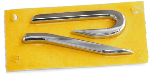 Volkswagen 5H9853687E2ZZ Schriftzug R-Logo Buchstabe Emblem Aufkleber, Silber