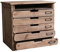 Aktenschrank A4-Aktenorganisator, Vintage-Aktenschränke aus Holz mit mehreren Schubladen, Schreibtischplatte, A4-Akten- und Schreibwaren-Organizer, mehrschichtige Klassifizierungsschublade Büroschrank