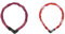 ABUS Kettenschloss Tresor 1385/75 Cherry Heart & Kettenschloss 1200 Web – Zahlenschloss mit 3-stelliger Kombination