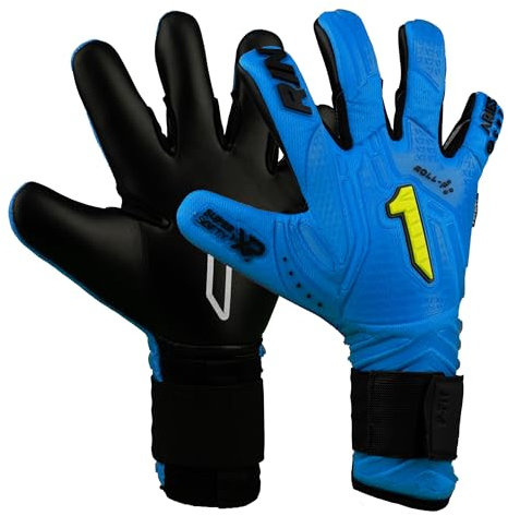Guantes de portero Rinat Aries Nemesis Prime Adulto Azul Talla 10
