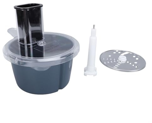Gemüsezerkleinerer Ersatz für TM5 TM6, Behälterschneider Set für Küchenmaschine, Hocheffizienter, Sicherer Elektrischer Gemüseschneider Aufsatz für TM5 TM6