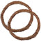 2 Pieces 30 cm Large Natural Grapevine Wreathes Vine Branch Door Wreath Wedding Rattan Wreath for DIY Wreath Craft Front Door Wall Hanging or Wedding Decors Brown 30cm.