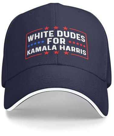 VINPHISH White Dudes for Kamala Harris Cap Herren Baseballmütze Verstellbare Hüte