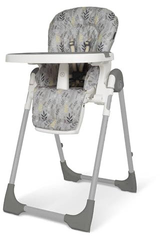 COSATTO Noodle 0+ Highchair - Compact, Height Adjustable, Foldable, Easy Clean, from Birth to 15kg (Bob Tail)