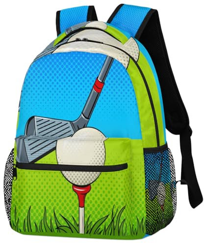 GeMeFv Sac à dos de sport, sac à dos tendance pour ordinateur portable, sac de voyage, sac à dos décontracté pour randonnée, camping - Pour homme et femme - 29 x 20 x 40 cm (L x l x H), Club de balle