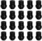 20 Radmutter M14x1,5 60° Kegelbund geschlossen Rad Muttern SW 19mm für Chrysler, Ford Galaxy, S-Max, Land Rover, Opel (Schwarz)