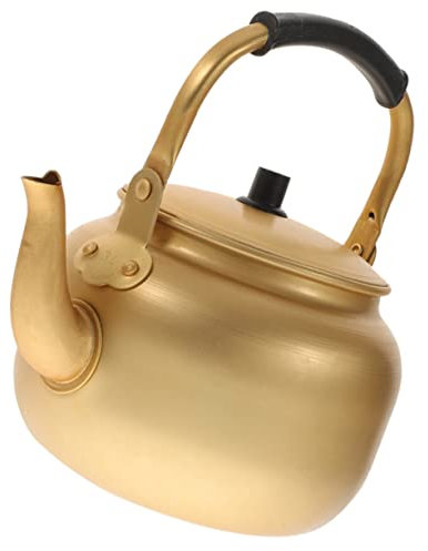 PHENOFICE Handheld Small Portable Metal Water Boiler Induction Tea Kettle for Home