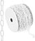 PATIKIL 200ft Plastic Barrier Chain, Safety Barrier Chain Plastic Chain Links Crowd Control Barrier for Fence Gate Garden Construction Driveway Elevator Parking Lot, White