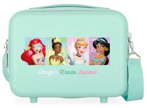 Joumma Disney Princess Necreme, anpassbar, Blau, 29 x 21 x 15 cm, starr, ABS, 9,14 l, 0,8 kg, blau, Talla única, Anpassbar
