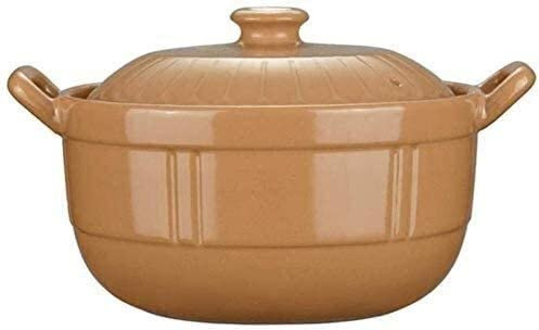 SUNMME Cocotte en Terre Cuite - Facile à Nettoyer (capacité 4 l)