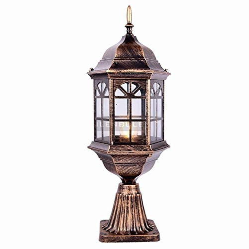 QUSYZD Lampes d'extérieur pour Cour, terrasse, Porte, Pilier, étanche, Simple, en Aluminium, pour clôture, Patio, rétro, Moderne, pelouse, Jardin, Herbe, Rue, Terrain,