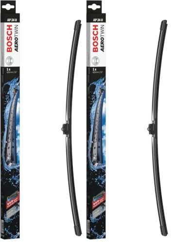 Escobilla limpiaparabrisas Bosch Aerotwin AP24U, Longitud: 600mm – 1 escobilla limpiaparabrisas para el parabrisas frontal (Paquete de 2)
