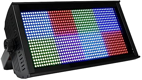 SHEHDS Stage Strobe Light Wash LED 200W RGB Festzelt (8 Segmente) Uplights DMX512 Metallgehäuse DJ Licht