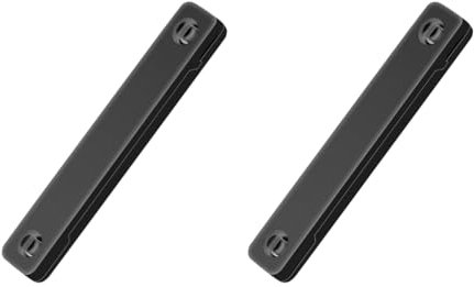 Clips magnéticos para mosquiteras, imanes para puertas de balcón, sin agujeros, clip para ventana, para mosquiteras, cocinas, oficinas (negro * 2)