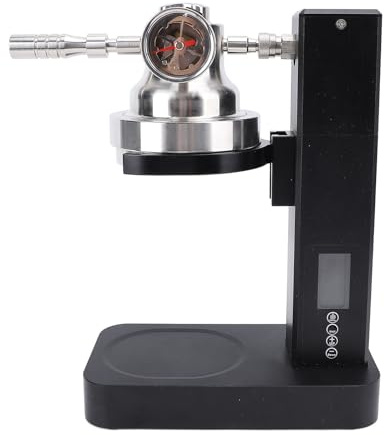 Luocute Professioneller Hebelhandbuch Espresso -Maschine Edelstahl 60 Tassen vor Dem Einweichen Intelligente 9 -bar -Extraktion Wiederaufladbare Tragbare Pneumatische Kaffeemaschine (EU-Stecker