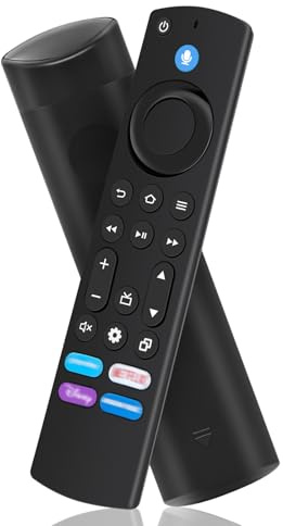Replacement Voice Remote for AMZ Smart TV Stick(4k, 2nd Gen, 3rd Gen, Life), for AMZ Smart TV Cube(1st Gen, 2nd Gen, 3rd Gen),for AMZ,Insignia, Toshiba, Pioneer Smart TVs (4 gen)