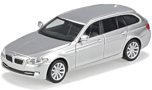 B*M*W 5er F11 Touring Kombi Silber 2010-2016 H0 1/87 Herpa Modell Auto