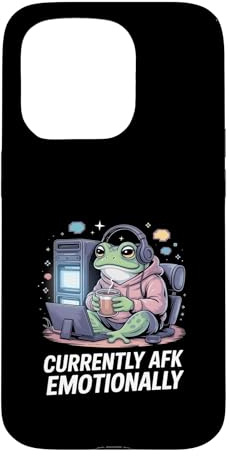 Hülle für iPhone 15 Pro Aktuell AFK Emotional Gamer Frog