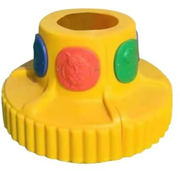 KIBONCY Modulare Kunststoff-Baumbank rund um Baumstamm, witterungsfest Sitzbank für Kinder in 3 Größen, Baumschutz für Garten Park Kindergarten(Diameter1.2m)