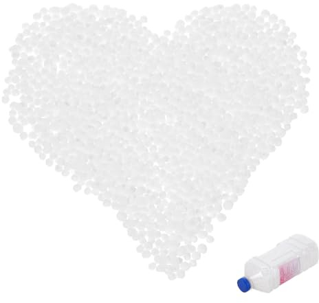 NIYANGLE Absorbeur D'humidité Granulés de Calcium Blanc en Plastique, Recharge Déshumidificateur Cuisine et Bureau, Prolongée de L'humidité