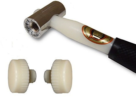 Thor 712 Nylon Faced Window Glazing Hammer/Mallet - with Hard White Heads