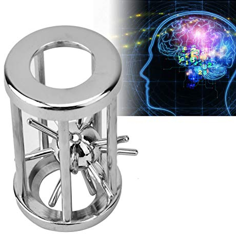Juego de Rompecabezas de Alambre de Metal Rompecabezas Prueba de coeficiente Intelectual Prueba de desenredado Desbloqueo Juego de Enclavamiento Truco de Magia Juguete Educativo para Niños Adultos