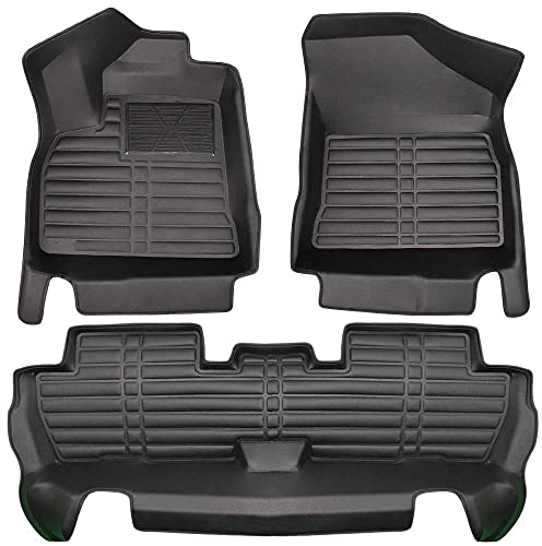 fussmattenprofi.com Auto Fussmatten Kompatibel mit Peugeot 3008 (2.Gen) Baujahr 2016-2019 I 100% Passgenau Geruchlos Allwetter Fussraumschale I 5D Premium TPE Fußmatten Set
