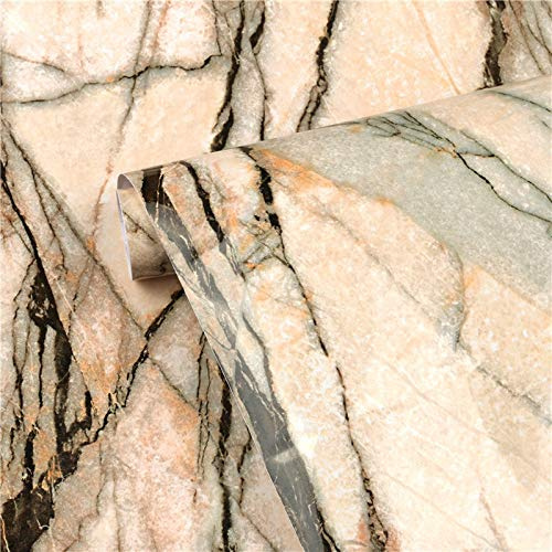 Visario 10 m x 60 cm Tapeten Folie Marmor hell 3000-S Art. 3120 selbstklebend Verschiedene abwischbar