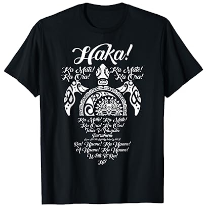Neuseeland Maori Rugby Ka Mate Haka T-Shirt