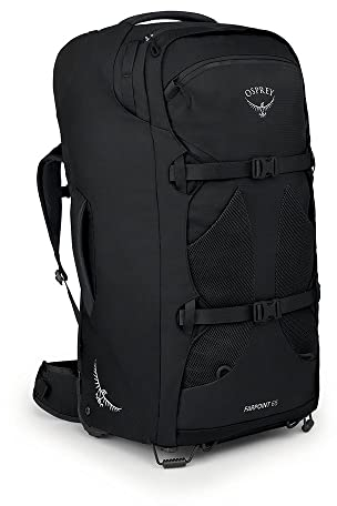 Osprey Farpoint Wheels 65 Tasche mit Rädern, Schwarz, Einheitsgröße