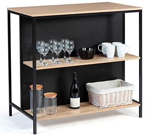 IDMarket – Mesa de bar isla Detroit Design Industrial