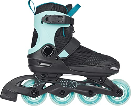 Firefly Ils 620 Inline-Skate, Black/Blue Light/Tur, 33 EU