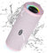 HEYSONG Portable Bluetooth Speaker, Waterproof Wireless Outdoor Speakers with LED Light, Enhanced Bass, IPX7 Floating, 40H Play, TF Card, True Wireless Stereo for Party, Shower, Gifts for Women - Pink