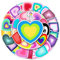 Herzen Aufkleber Love Pink Sticker Set 50 Stücke Kawaii Valentinstag Deko für Auto Laptop Skateboard Fahrrad Moped Motorrad Fahrrad Computer,Geeignet für Erwachsene Kinder