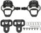 Alomejor Selbstsichernde Fahrradpedale Fahrradpedale Axis Widen Nylon Riding Self Locking Pedals for Road Bike