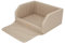 Hundeautositz, Hundebox, Hundebett, Transportboxen, Rückbank, Hundedecke, Kofferraum, für große und mittelgroße Hunde, Beige, (100x80x39 cm)
