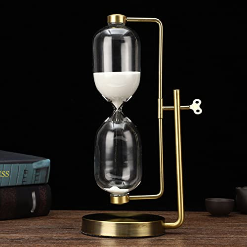Sanduhr Sanduhr 30/60 Minuten, Sanduhr Sanduhr Metall Rotierende Sanduhr Sand Für Weihnachtsgeschenke Hochzeit Home Schreibtisch Büro Klassenzimmer Dekor,60min