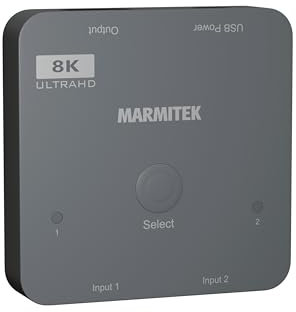HDMI 2.1 Switch - Connect 720-8K HDMI-Schalter - 4K 120Hz - HDR - 2 EIN / 1 aus - 4K 120Hz - 48Gbps - VRR - ALLM - Dolby Digital - HDCP 2.3/2.2/1.4 - Automatische Umschaltung