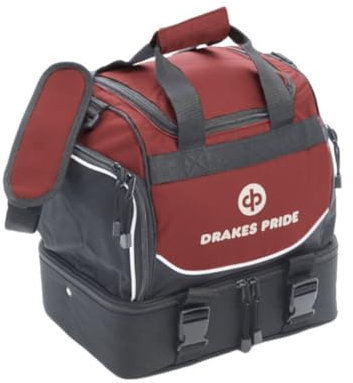 Drakes Pride Pro Midi Bowls Bag - Maroon and Black