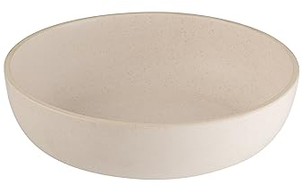 J-Line Marie Pastateller, Keramik, Creme, 6 Stück