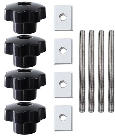 Griff T-Nut Schieber Gehrung T-Track Jig Schraube Befestigung für Tischsäge Oberfräse Schütten Schiene DIY Holzbearbeitung Bank Werkzeug (B)