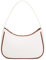 CYHTWSDJ Damen Shoulder Bags for Women, Cute Handbag Mini Clutch Purse with Zipper Closure Hobo Tote Handtasche, Weiß/Braun