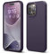 elago Liquid Silicone Case Compatible with iPhone 15 Pro Max Case, Premium Silicone, Full Body Protective Cover [4 Layer Shockproof Structure], Anti-Scratch Soft Microfiber Lining (Deep Purple)