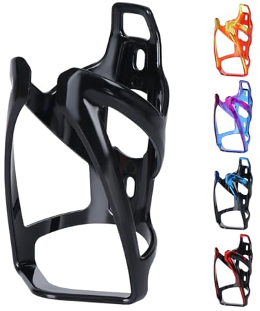 ALXBSONE Flaschenhalter 36g Leichter Mountainbike Flaschenhalter Universal Fahrrad Wasserflasche Käfig Halterungen für Outdoor Radfahren(Schwarz)