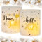 BOFUNX 12 Windlicht Tischdeko Neujahr Lichthülle für Teelichter Kerzen Windlicht Deko Weihnachtsdeko Neujahrsdeko Homedeko Gartendeko