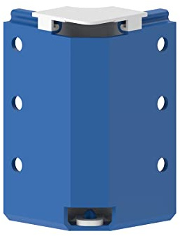Innenecke 4D 20x80-IE alpinweiß 1 Stück 114101