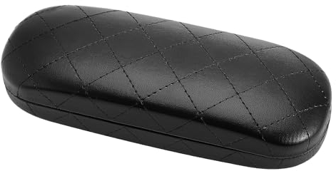 MoKo Hartes Brillenetui, Hardcase Brillenbox KratzfesteSonnenbrillen Lesebrille Hartschale Brillenorganizer mit Weichem Innenfutter und Brillentuch Brillenaufbewahrung für Damen Herren, Null