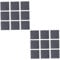 OSALADI 40pcs Cooler Fan Cover Pvc Strainer Cooling Fan for Pc Dust Filter Mesh