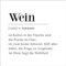 Pro-Art Glasbild Wein Definition, 20x20 cm