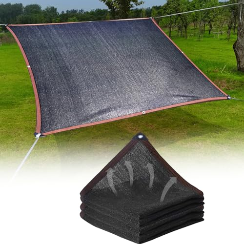 Red de Sombra, 3x4M Tela de Sombra ProteccióN Solar Al Aire Libre, Malla Sombra con Ojales, Red de Protección Solar para Pergola/Jardín/Patio/Balcón/Invernadero, Lona de Sombra